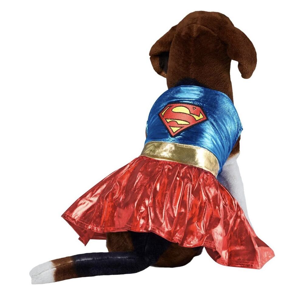 Rubies Classic DC Comic Supergirl Pet Costume DC Comics Dog Cat Super Girl - Picture 2 of 6